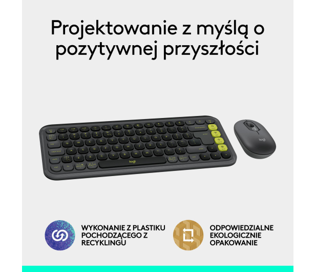 Logitech POP ICON Combo biała - 1355575 - zdjęcie 15